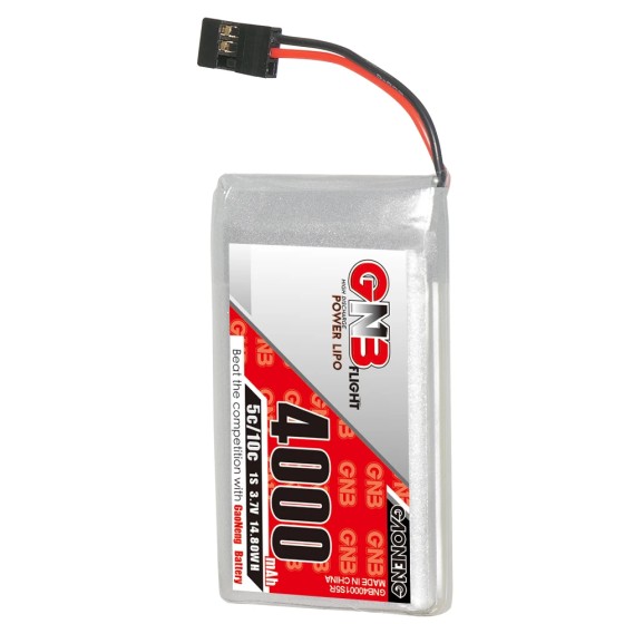 Hot Sales GAONENG GNB 4000mah 1S 5C 10C 3.7V JR Connector RC LiPo Battery for Sanwa M17 Transmitter Receiver